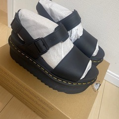  Dr.Martens ドクターマーチン ボス クアッド ハイドロ レザー サンダル 24㎝の画像