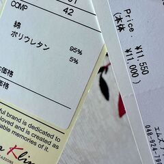 ⑰　夏物商品　タグ付き新品　定価　11550円の画像
