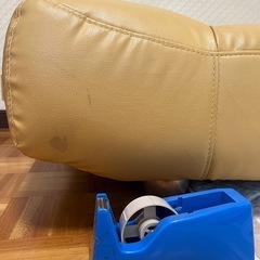ソファベッド　黄色の画像