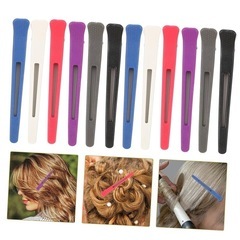 新品！4個 髪仕切りクリップ ヘアクリップバルク サロンアクセサリー 金属クリップの画像