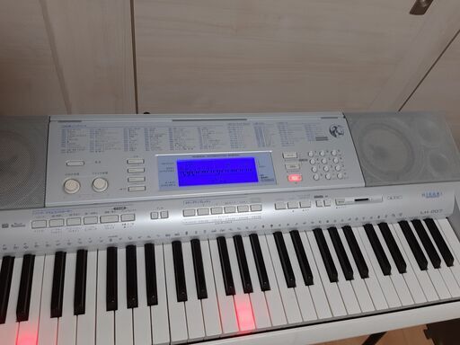 中古)CASIO 光ナビゲーションキーボード(61鍵盤)電子ピアノ LK
