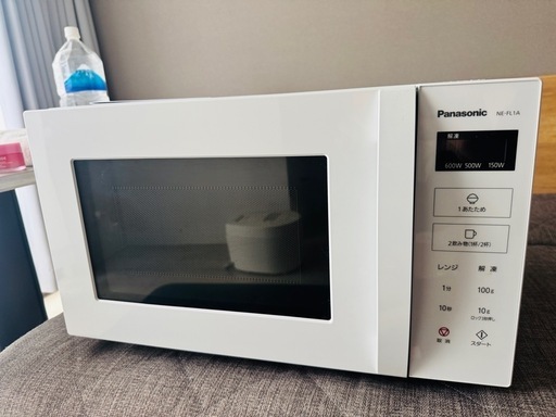 美品】Panasonic 単機能レンジ NE-FL1A-W｜2023年購入・フラット