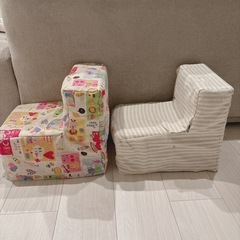 牛乳パック ハンドメイド 子ども椅子 チェア　保育園　の画像