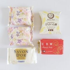 石鹸詰め合せ 資生堂/山田養蜂場/牛乳石鹸などの画像