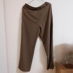 【美品】H&M レディース テーパードパンツ Mサイズ相当 ブラウンの画像