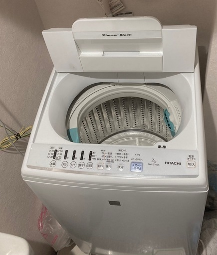 全自動洗濯機  HITACHINW-Z70E5 2019年製