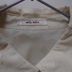 【美品】mily bilet レディース 花柄シャツ Mサイズの画像