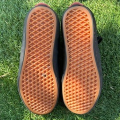 VANS 黒スニーカー　24.5cmの画像