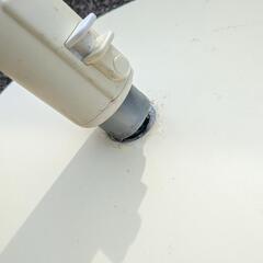 難あり　±0　デザイン性に富んだシンプル　扇風機の画像