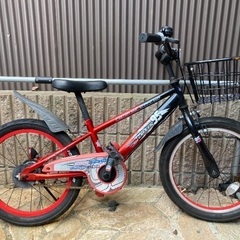 子供　自転車　１８インチ　カーズモデル　２WAY