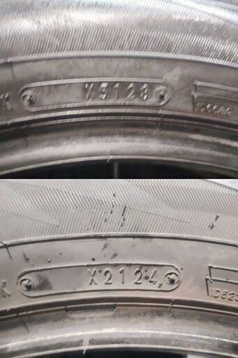 DUNLOP 限定1台 60プリウス ライズ ロッキー 中古タイヤ4本