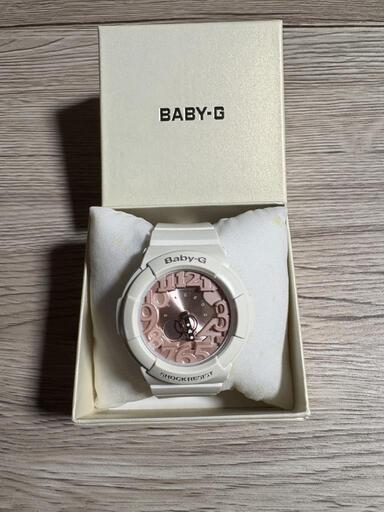 本日限り】✨良品美品✨早いもの勝ち‼️Baby-G［ホワイト×ピンク