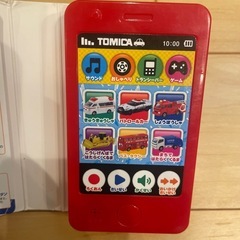 トミカ　スマホ型おしゃべり絵本の画像