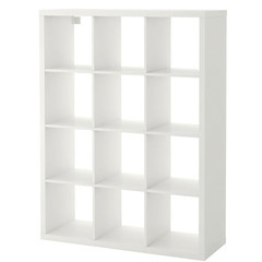 イケア（IKEA）KALLAX カラックス　白　シェルフユニット...