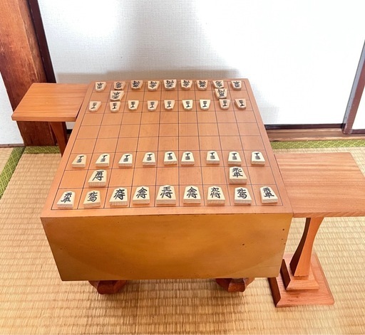 脚付将棋盤5寸＋駒＋駒台
