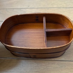 【お譲りします】曲げわっぱ　お弁当箱　数回使用の画像