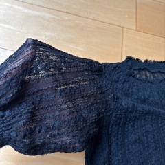Repipi レピピ　黒　レース　トップス　Sサイズの画像