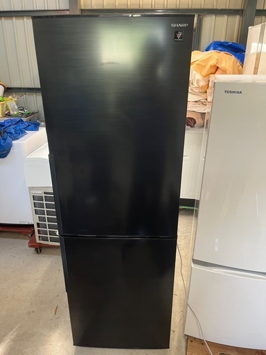 2020年製SHARPノンフロン2ドア冷蔵庫310L/ブラック