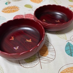 菓子器2組・お盆の画像