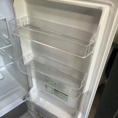 2017年製TOSHIBA2ドア冷蔵庫171L/※野菜トレー欠品の画像