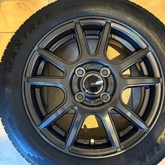 155/65R14 新品社外ホイールタイヤ4本セットの画像