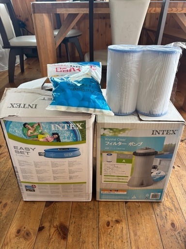 インテックス　INTEX 大型プール　フィルターポンプ　セット