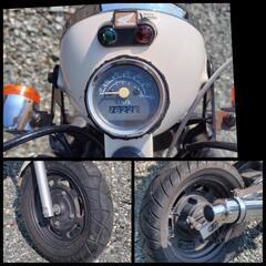 ホンダ　エイプ50　カスタム　ホワイトの画像