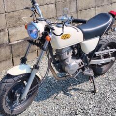 【エンジン始動動画あり】ホンダ　エイプ50　カスタム　ホワイト