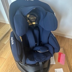 【ほぼ未使用】チャイルドシート Aprica ディアターン＋IISOFIX ABの画像