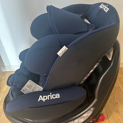 【ほぼ未使用】チャイルドシート Aprica ディアターン＋IISOFIX ABの画像