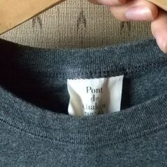 トップス　Ｔシャツ　グレー　9号　フランス製の画像