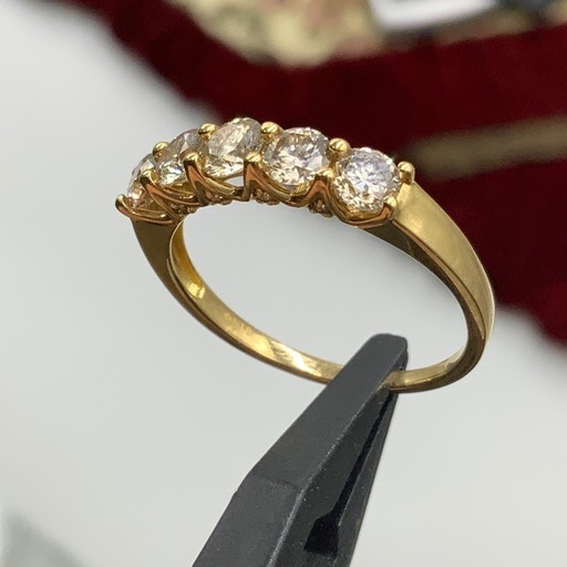 GSTV K18 ダイヤモンド　リング　約16号　1.1ct