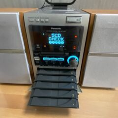 ジャンク　Panasonic 　SC-PM710SD　5CD/SD/MDステレオシステムコンポの画像