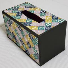 小物入れ付きティッシュボックスの画像