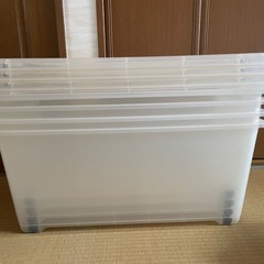 キャスター付き収納ケース　　　　　※４セット分ですの画像