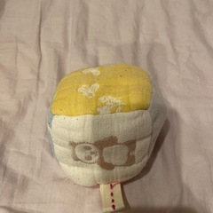 赤ちゃんに優しい ガーゼ素材玩具 鈴の音の画像