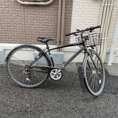 クロスバイク　カゴ付き　27インチ