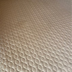 キングサイズ　木製ベッドフレーム　マットレスセットの画像