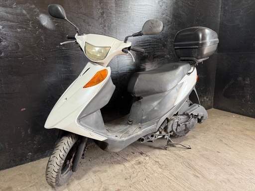 ★支払総額7.5万円★買取強化中！まずはカンタン無料査定！ スズキ アドレスV125 白 CF4EA 人気のV125！ 4ストインジェクション！ フロントディスクブレーキ！ リアボックス付き！ ウェーブディスク！