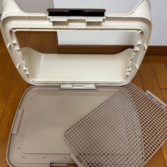 犬用トイレトレー　ボンビアルコン しつけるウォールトレー Sサイズ アイボリーの画像