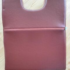本革 マッサージ用 胸当て枕クッション 顔枕の画像