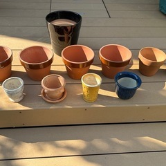 植木鉢いろいろ（第二弾）の画像