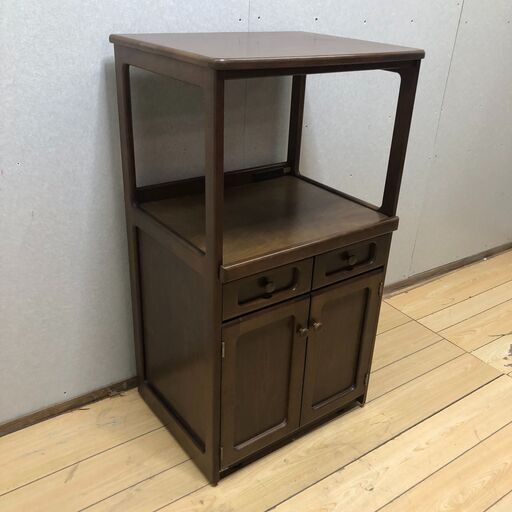 J【中古品】Karimoku カリモク家具 レンジ台 キャビネット