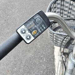 最終値下げ!! 電動アシスト自転車 Panasonic vivi TX シルバー 前後バスケット付きの画像