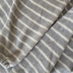 ニトリ 着る毛布 NWi-n ロングV ボーダーの画像
