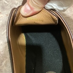 【Lサイズ】GLOBAL WORK (M)LUXTECHプレーントゥ グローバルワーク シューズ・靴 レースアップ・ドレスシューズ  ブラウンの画像