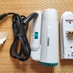 【中古美品】TWINBIRD アイロン&ドライヤー IRON&HAIR DRYER SA-4081 Wホワイトの画像