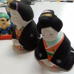 値下げ　福助とおふくさんの画像