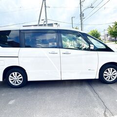 審査通過実績多数！！自社ローンでお悩みを解決！！ローンに強い！！(在庫番号217）日産 セレナ2.0 ハイウェイスター 4WD　本州仕入　寒冷地　純正ナビ　両側パワスラ （ブリリアントホワイトパール3コートパール）　カーリース　札幌　函館　全国　自社分割　リース　ネオドライブローンの窓口　マイネオオートローンの画像