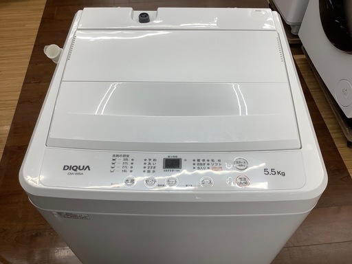 全自動洗濯機 DIQUA DW-55A 5.5kg 2024年製 のご紹介